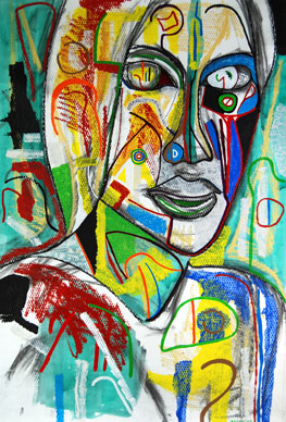 Polish Girl - abstract art